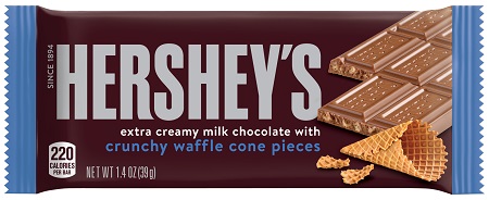 HERSHEY'S EXTRA CREAMY WAFFLE CONE 1.4OZ