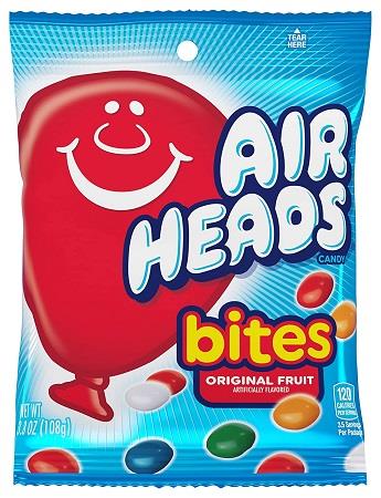 AIRHEAD BITES FRUIT PEG BAG 3.8OZ