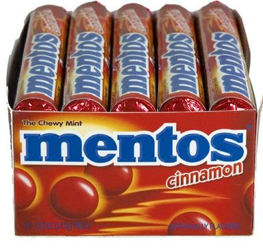 MENTOS ROLLS CINNAMON 1.32OZ