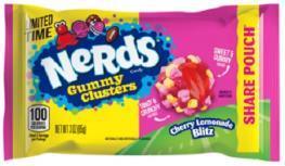 NERDS GUMMY CLUSTERS CHERRY LEMONADE BLITZ 3OZ