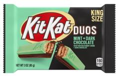 KIT KAT DUOS DARK CHOC. MINT KING 3OZ