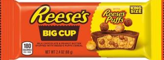 REESE'S BIG CUP W/REESE'S PUFFS KING 2.6OZ