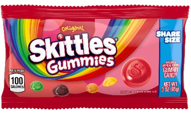 SKITTLES GUMMIES ORIGINAL KING 3OZ
