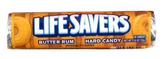 LIFESAVERS 20CT (1.14OZ)BUTTER RUM