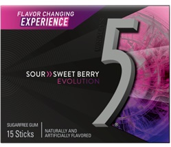 5 PTY PK 10CT SOUR SWEET BERRY (15 STICK)