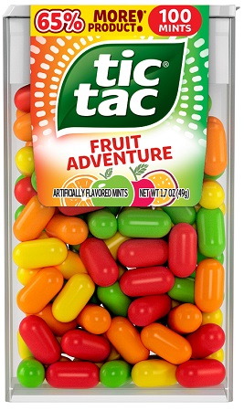 TIC-TAC (100PC.) FRUIT ADVENTURE 1.7oz
