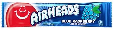 AIRHEADS BLUE RASPBERRY ($.35).55OZ