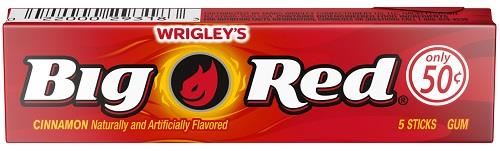 WRIGLEY'S $.50 BIG RED 40CT