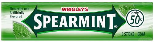 WRIGLEY'S $.50 SPEARMINT 40CT