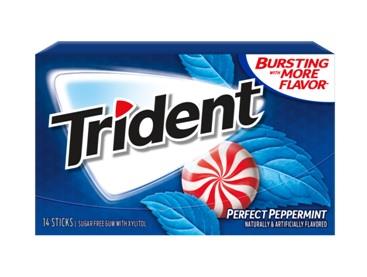 TRIDENT PTY PERFECT PEPPERMINT 12CT(14 PIECE)