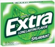 EXTRA PTY PK SPEARMINT 10CT(15 STICK)