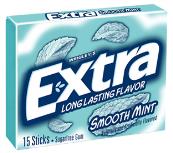EXTRA PTY PK SMOOTH MINT 10CT(15 STICK)