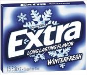 EXTRA PTY PK WINTERFRESH 10CT(15 STICK)