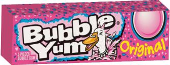 BUBBLE YUM ORIGINAL 18CT(1.4OZ/5 PIECE)