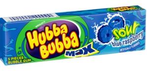 HUBBA BUBBA SOUR BLUE RASP. 18CT (5 PIECE)