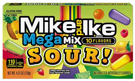 MIKE & IKE (BOX) MEGA MIX SOUR 4.25OZ
