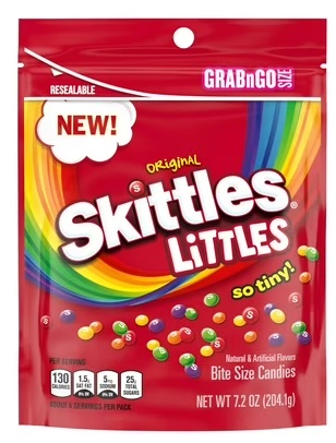SKITTLES LITTLES POUCH 7.2OZ