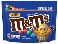 M & M CARAMEL 9.05OZ POUCH**AVAILABLE BY SPECIAL ORDER AND EMAIL ONLY, ALLOW 21 DAYS LEADTIME