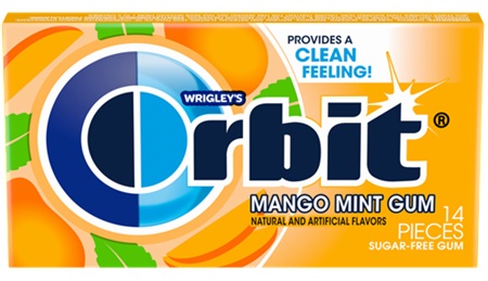 ORBIT GUM MANGO MINT 12CT (14 PIECE)**AVAILABLE - 11/2026**