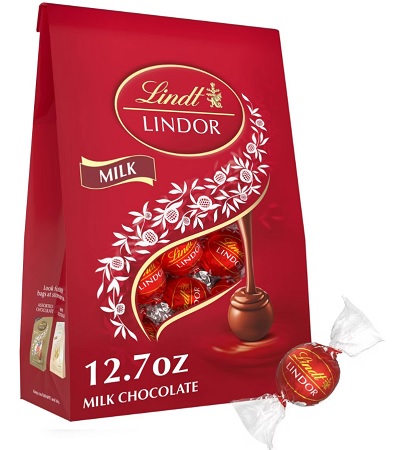 LINDOR  12.7OZ  BAG MILK CHOC.**AVAILABLE BY SPECIAL ORDER AND EMAIL ONLY, ALLOW 21 DAYS LEADTIME**