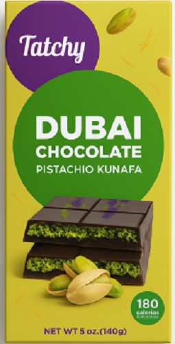 DUBAI CHOCOLATE PISTACHIO TATCHY  5oz (6CT)