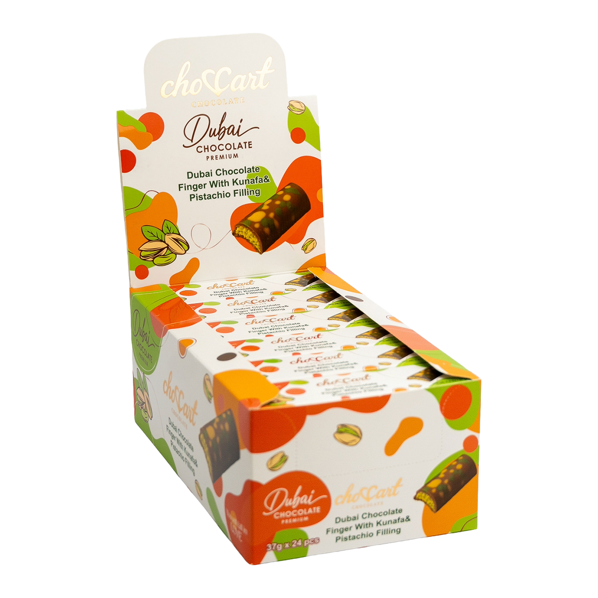 CHOCCART DUBAI BAR 37G - PISTACHIO MILK CHOCOLATE**37G (1.30OZ)** -- $3.99 MSRP