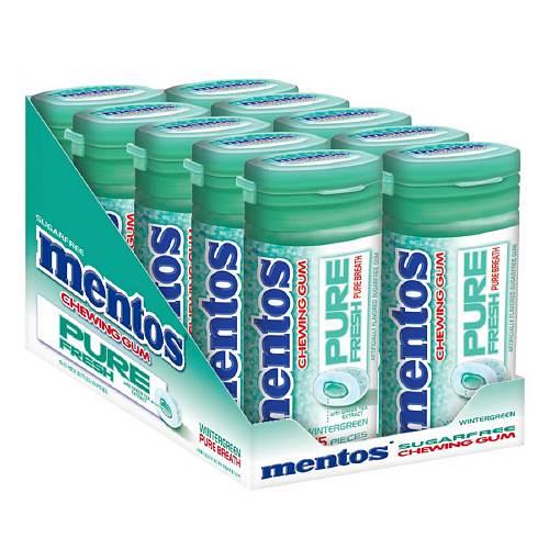 MENTOS  GUM PURE FRESH WINTERGREEN 15PC. (1.06OZ)