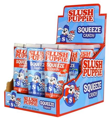 SLUSH PUPPIE SQUEEZE CANDY 12CT 2.1OZ