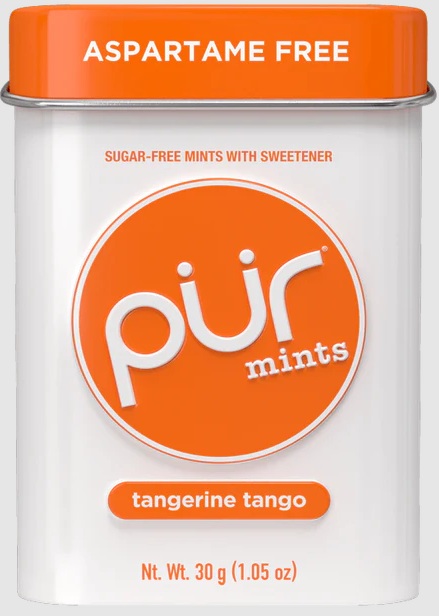 PUR MINTS TANGERINE TANGO  1.05OZ(30 PIECE)
