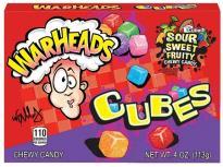 WARHEADS CUBES 4OZ BOX