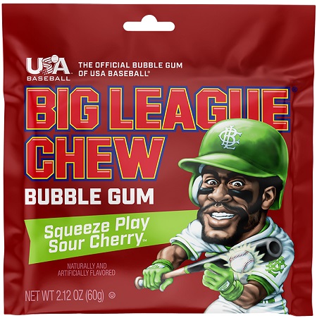 BIG LEAGUE CHEW SOUR CHERRY 2.12OZ