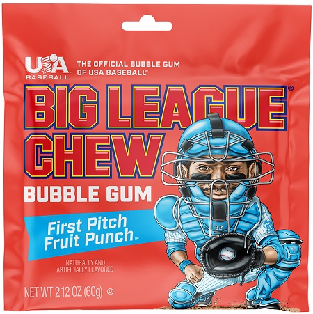 BIG LEAGUE CHEW FRUIT PUNCH 2.12OZ