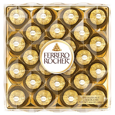 FERRERO ROCHER 24 PIECE GIFT BOX 10.6OZ**AVAILABLE BY SPECIAL ORDER AND EMAIL ONLY, ALLOW 21 DAYS LEADTIME