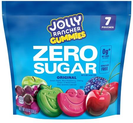 JOLLY RANCHER GUMMIES ZERO SUGAR POUCH 4.9oz**AVAILABLE 3/2026 BY SPECIAL ORDER AND EMAIL ONLY, ALLOW 14 DAYS LEADTIME**