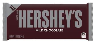 HERSHEY'S MILK CHOCOLATE XL BAR 4.4OZ