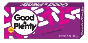 GOOD & PLENTY 6OZ BOX