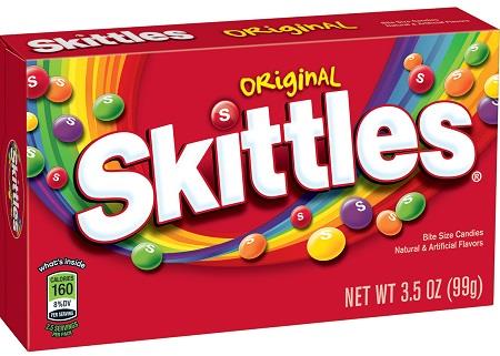 SKITTLES BOX ORIGINAL 3.5OZ