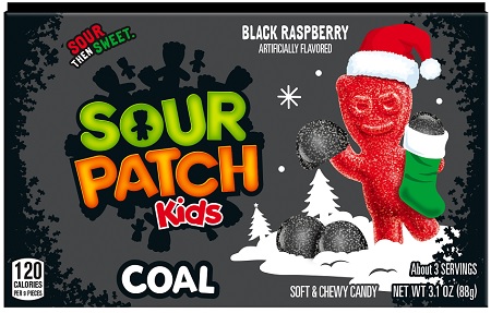 SOUR PATCH KIDS COAL 3.1OZ BOX**LIMITED EDITION AVAILABLE WHILE INVENTORY LASTS**