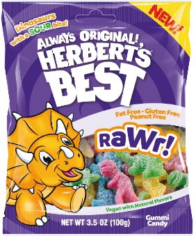 HERBERT'S BEST RAWR! 3.5OZ PEG*$2.00 OFF PER CASE - WHILE INVENTORY LASTS*