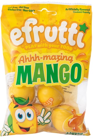 EFRUTTI 3D FRUIT AHHH-MAZING MANGO BAG (2.6OZ)*$4.00 OFF PER CASE*