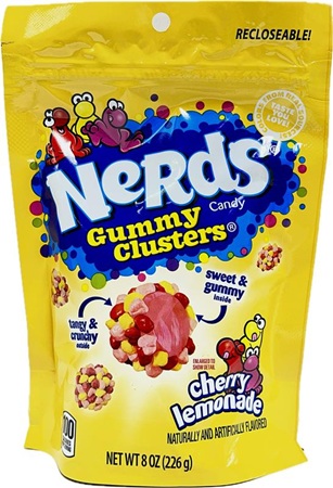 NERDS GUMMY CLUSTER CHERRY LEMONADE 6/8OZ