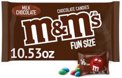 M&M'S FUN SIZE PLAIN 10.53OZ**AVAILABLE BY SPECIAL ORDER AND EMAIL ONLY, ALLOW 21 DAYS LEADTIME