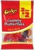 GURLEY'S 2/$2 GUMMY BUTTERFLIES 2.5OZ