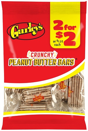 GURLEY'S 2/$2 PEANUT BUTTER BARS 1.75OZ