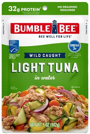 BUMBLE BEE TUNA POUCH LIGHT IN WATER*$3.00 OFF PER CASE - LIMITED TIME*