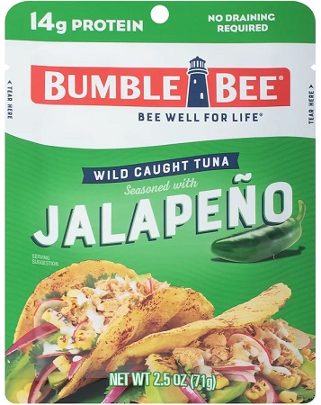 BUMBLE BEE TUNA POUCH JALAPENO*$3.00 OFF PER CASE - LIMITED TIME*