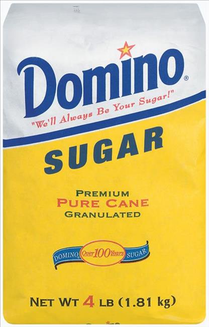 DOMINO SUGAR 4LBS*$4.00 OFF PER CASE*