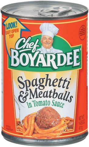 CHEF BOYARDEE SPAGHETTI & MEATBALLS 24/15OZ