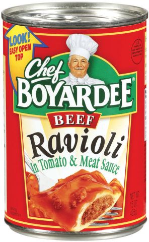 CHEF BOYARDEE BEEF RAVIOLI24/15OZ