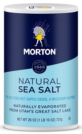 MORTON NATURAL SEA SALT 12/26OZ